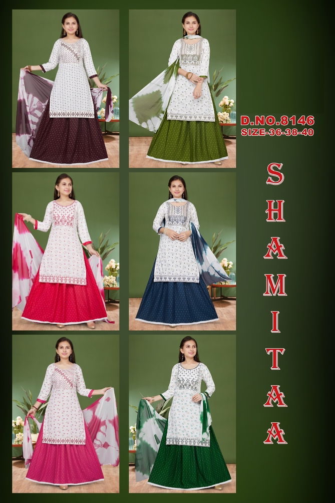 Shamitaa 8146 Designer Salwar Suits Catalog
